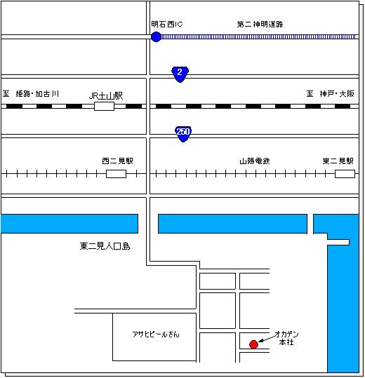 本社アクセス地図